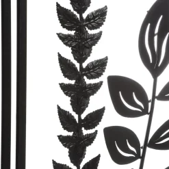 Atmosphera Deco Murale Metal Feuille 40X40Cm- Plaques Murales