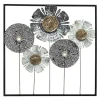 Atmosphera Deco Murale Metal Fleur 50X50Cm- Plaques Murales