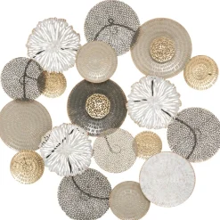 Atmosphera Deco Murale Metal Leana 80X80Cm- Plaques Murales