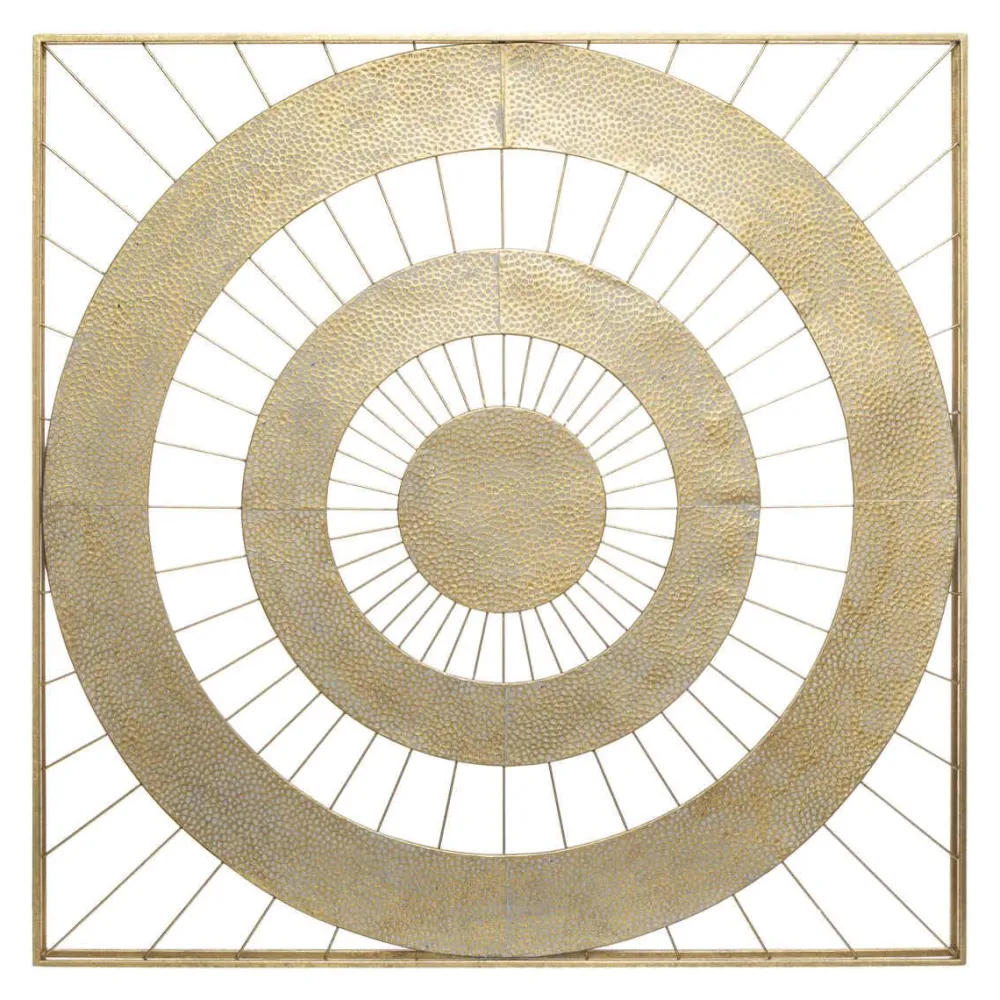 Atmosphera Deco Murale Metal 90X90Cm Louise- Plaques Murales