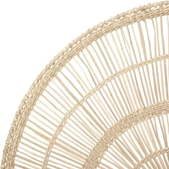 maxibazar Deco Murale Seagrass Arc D.60X35Cm- Decoration Murale