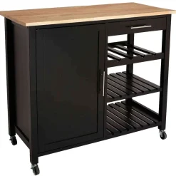 Atmosphera Dessertes></noscript>Desserte Claude Noir D.100X47.8X87.3Cm