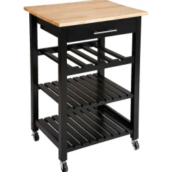 Atmosphera Dessertes></noscript>Desserte Claude Noir D.58X48X87Cm