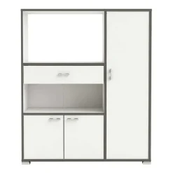 * Meubles De Cuisine>Desserte Micro Onde 3 Portes 1 Tiroir