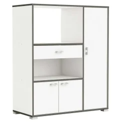 * Meubles De Cuisine></noscript>Desserte Micro Onde 3 Portes 1 Tiroir