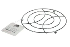 Cuisson|* Dessous De Plat Rond Metal Chrome