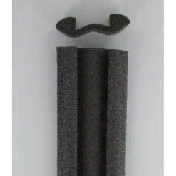 maxibazar Dessous De Porte Double Bourrelet 93 Cm Noir- Boudins De Porte