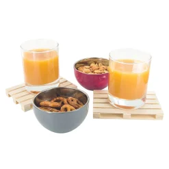 Cocktails Et Boissons|* Dessous De Verre Palette Bois X4