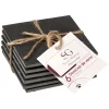 Cocktails Et Boissons|Secret de Gourmet Dessous De Verre X6 Pièces Ardoise 10X10Cm