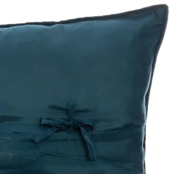 Atmosphera Dessus De Lit Et 2 Taies Dolce Bleu Canard 260X240Cm- Couvre-Lits, Boutis Et Edredons