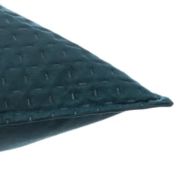 Atmosphera Dessus De Lit Et 2 Taies Dolce Bleu Canard 260X240Cm- Couvre-Lits, Boutis Et Edredons