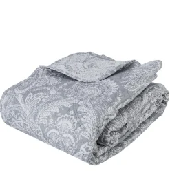 Atmosphera Dessus De Lit Marie Avec 2 Taies Gris Clair 240X260Cm- Couvre-Lits, Boutis Et Edredons