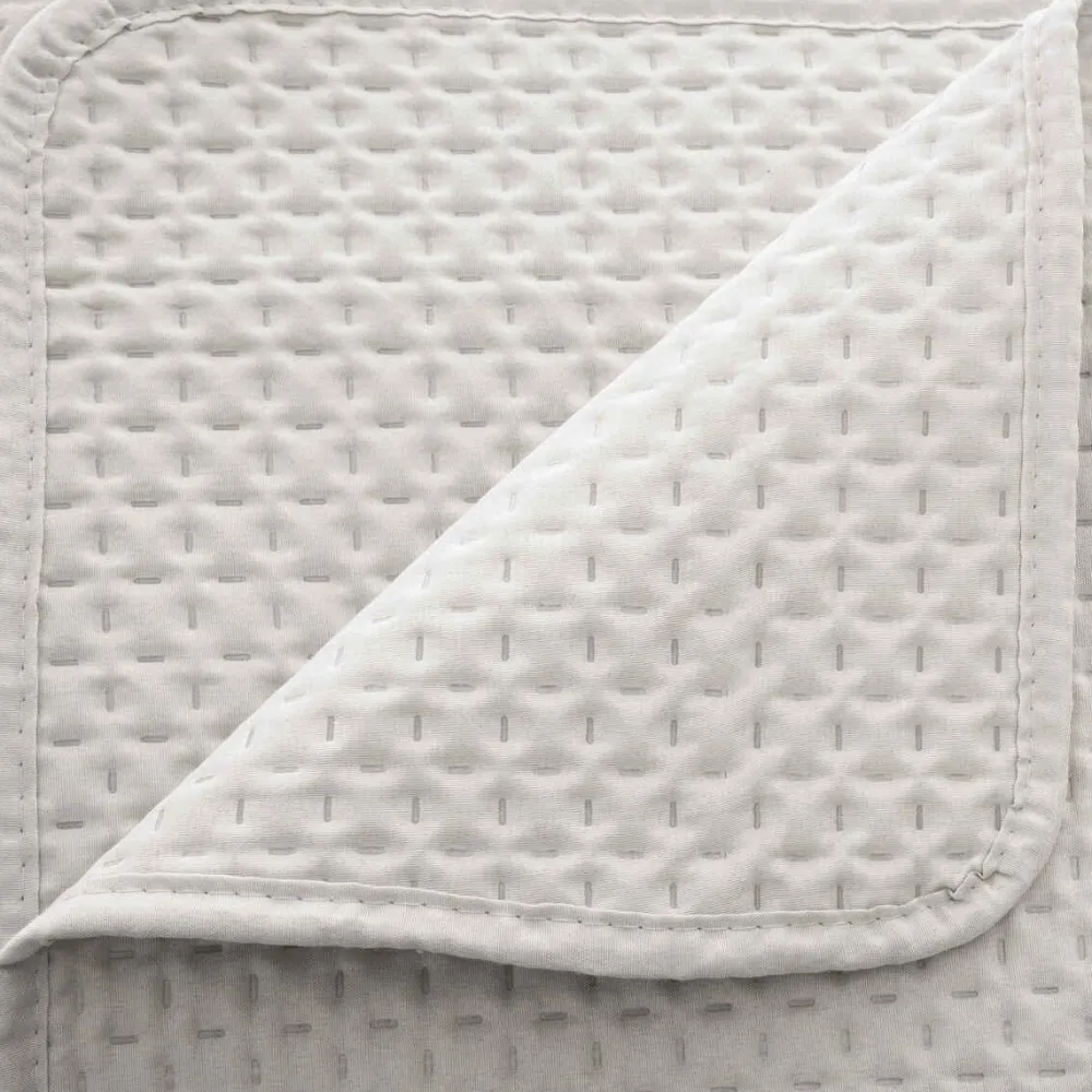 Atmosphera Dessus Lit Dolce 240X260Cm 2 Taies Ivoire- Couvre-Lits, Boutis Et Edredons