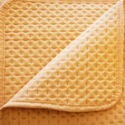 Atmosphera Dessus Lit Dolce 240X260Cm 2 Taies Ocre- Couvre-Lits, Boutis Et Edredons