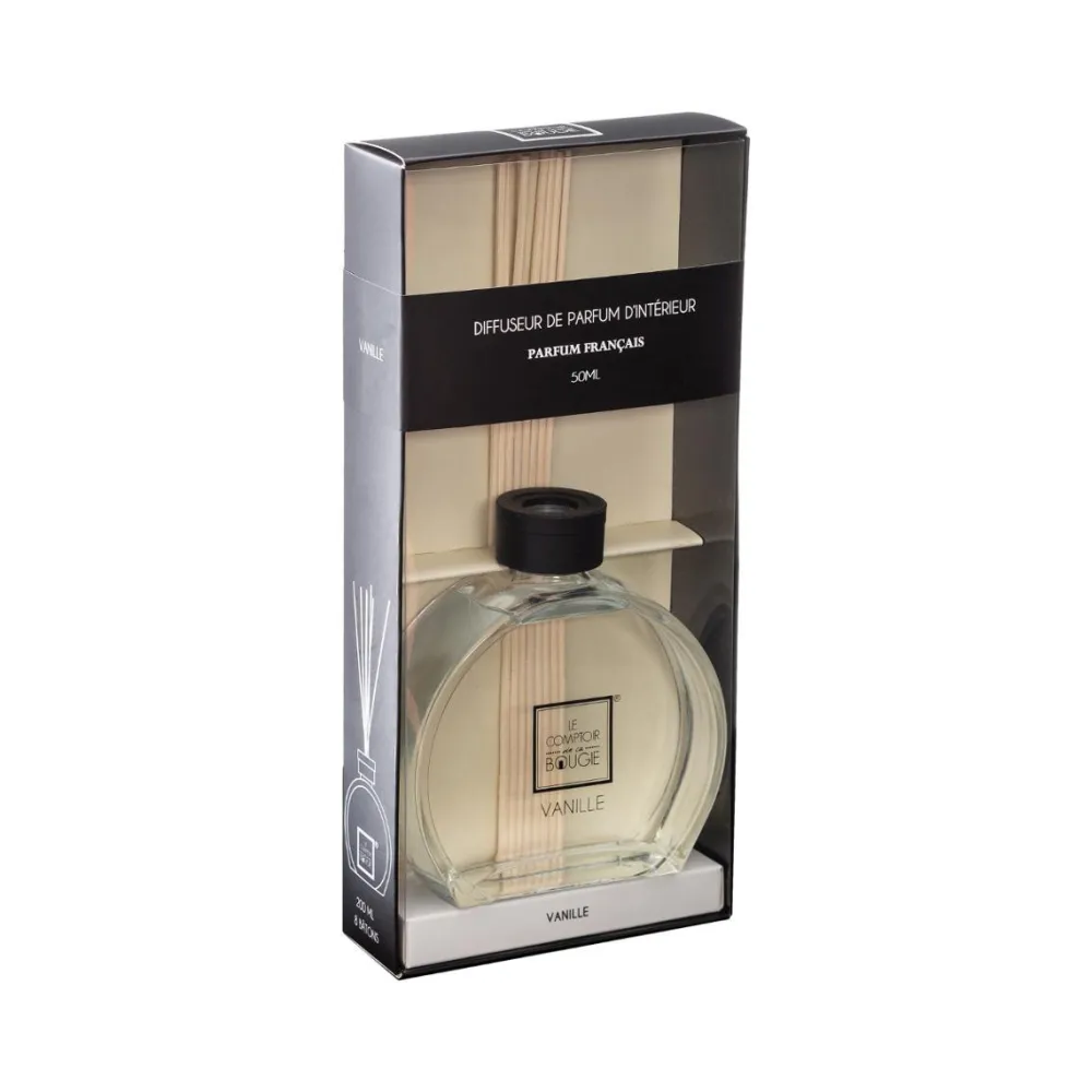 Atmosphera Diffuseur Parfume Vanille Haly 50Ml Avec 6 Batons- Parfums D'Ambiance