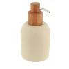 Accessoires De Salle De Bain|* Distributeur A Savon Ciment Aspect Brut Acacia 230Ml Beige