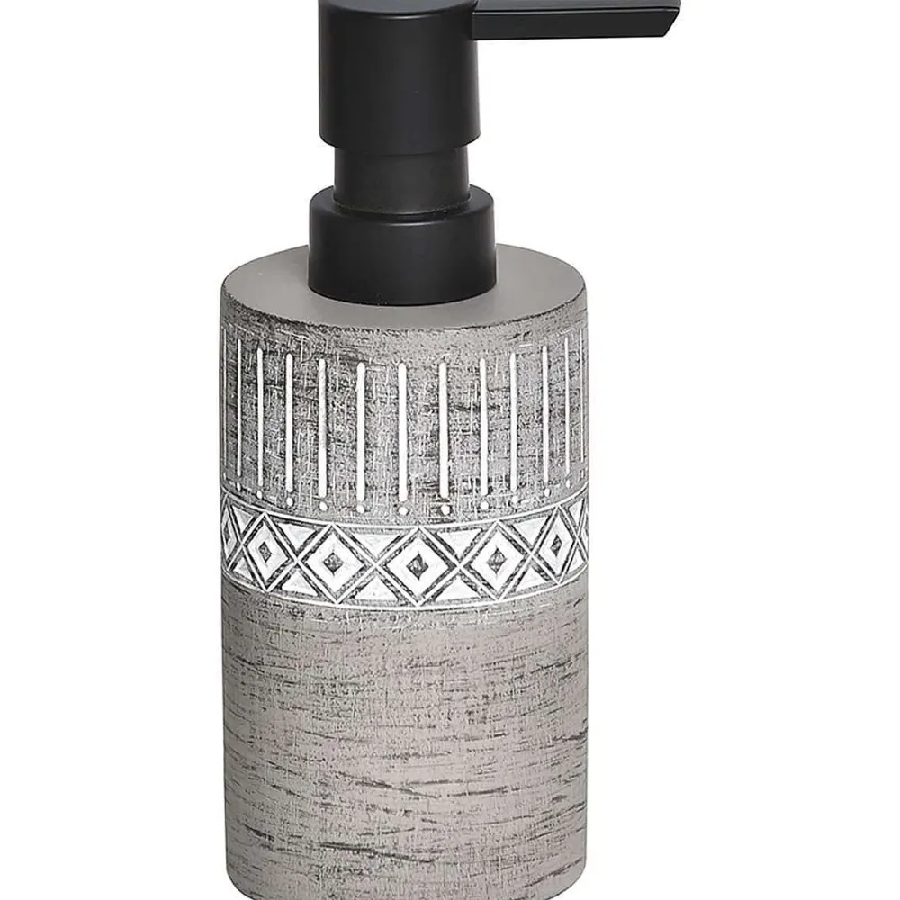 Accessoires De Salle De Bain|* Distributeur A Savon Ciment 160Ml Gris