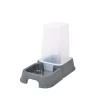 Repas Et Accessoires|* Distributeur D Eau Croquettes Pour Chat Gris