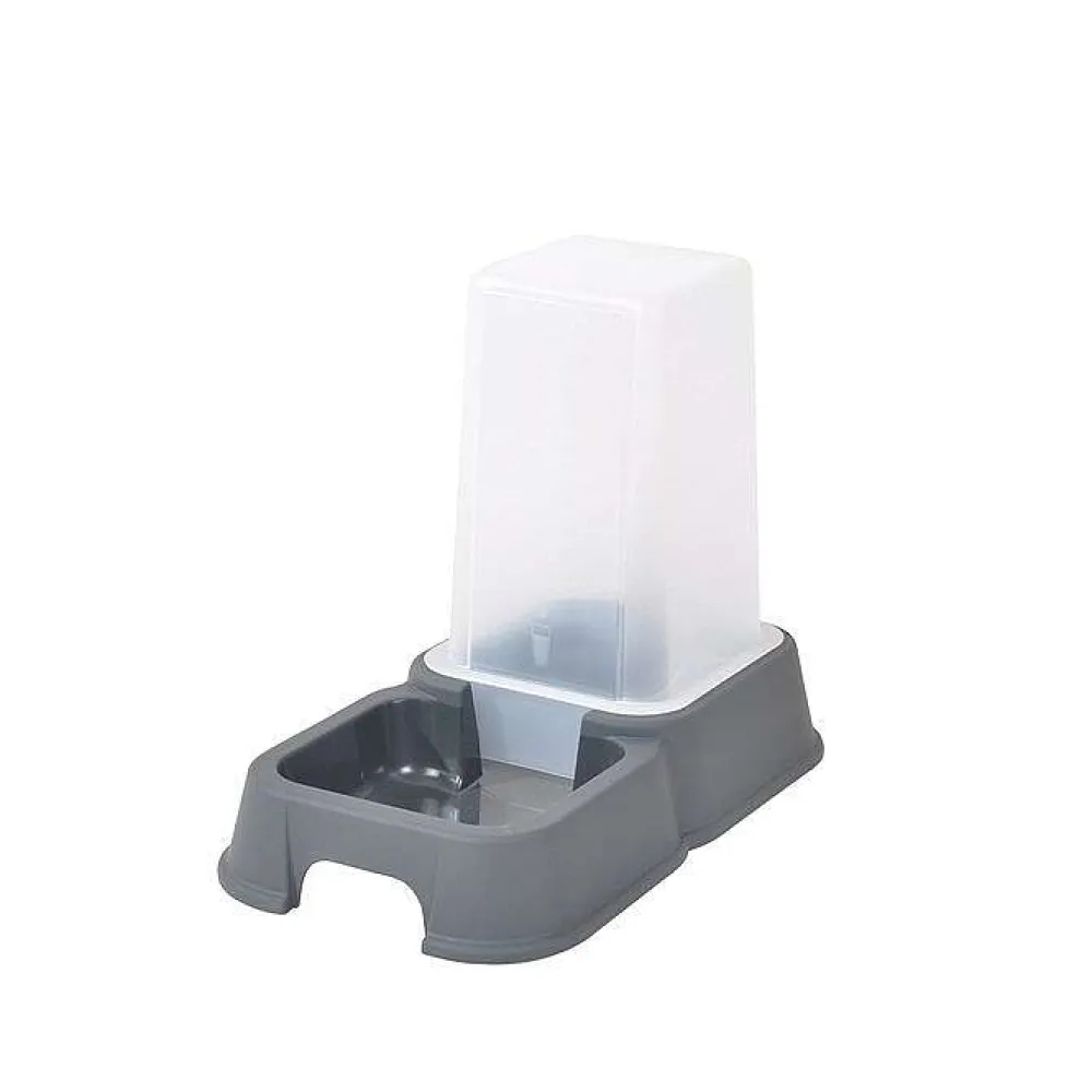 Repas Et Accessoires|* Distributeur D Eau Croquettes Pour Chat Gris