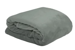 maxibazar Doudou Plaid 130X160Cm Kaki- Plaids