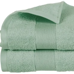 Atmosphera Drap Bain 450Gr Celadon 100X150Cm- Eponge 450G