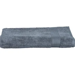 Atmosphera Drap Bain 450Gr Gris Fonce 100X150Cm- Eponge 450G