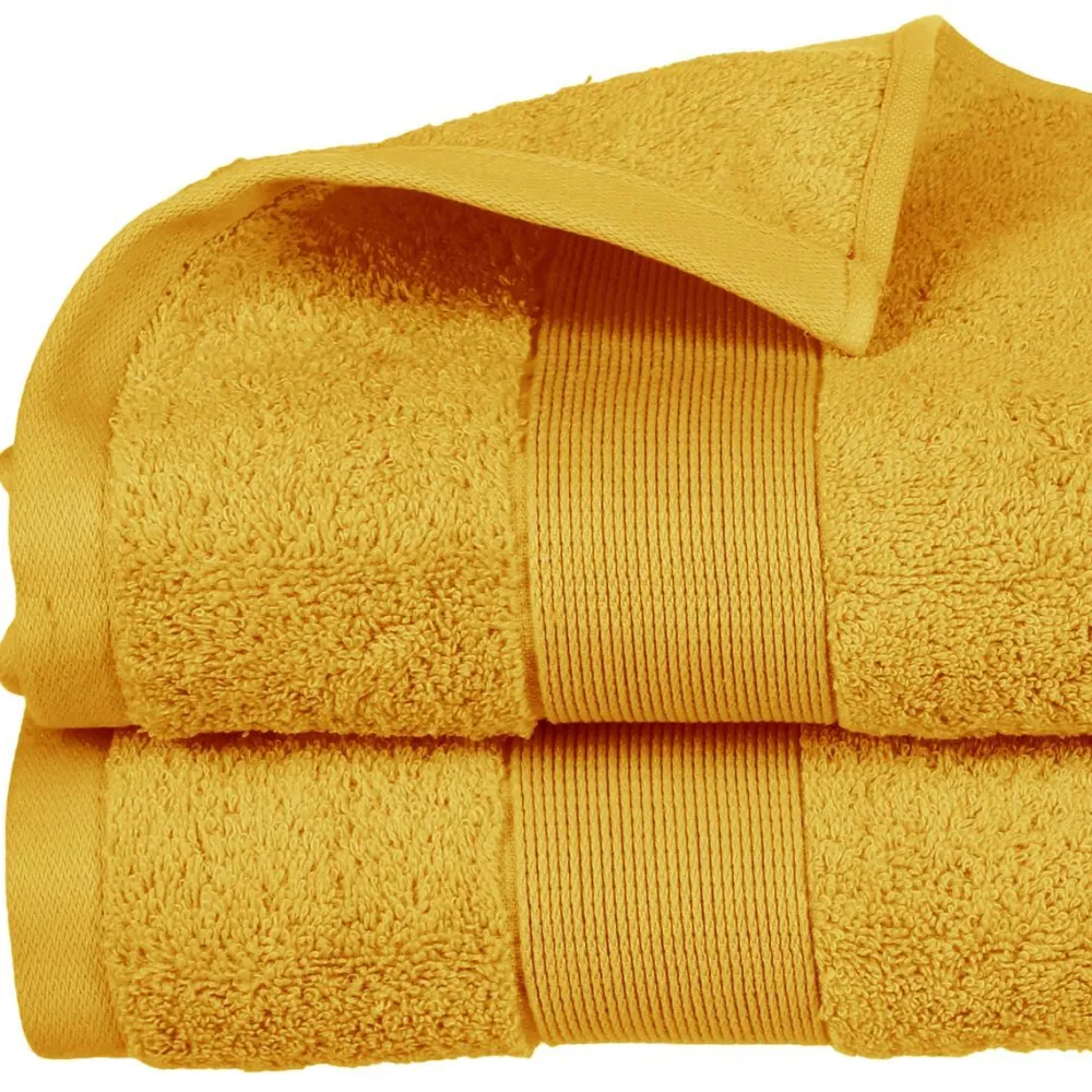 Atmosphera Drap Bain 450Gr Ocre 100X150Cm- Eponge 450G