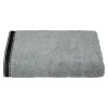 Atmosphera Drap Douche Joia 550Gr Gris Fonce 70X130Cm- Eponge 550G