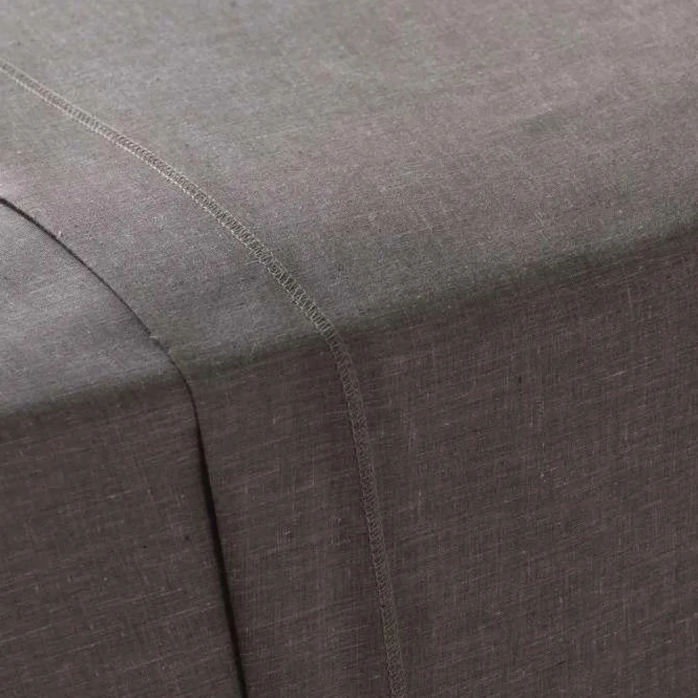 maxibazar Drap Plat 1 Personne 180X290Cm Actually Noisette- Draps Plat