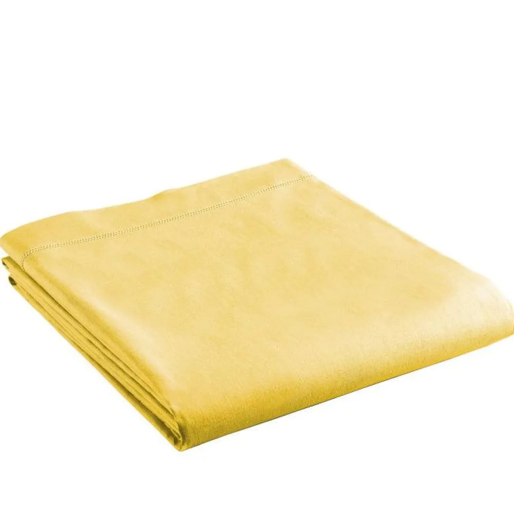 maxibazar Drap Plat 1 Personne 180X290Cm Lina Miel- Draps Plat
