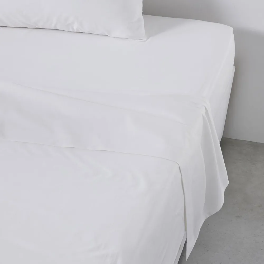 maxibazar Drap Plat 180X290Cm Craie- Draps Plat