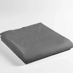 maxibazar Drap Plat 180X290Cm Uni 57 Fils Lina Anthracite- Draps Plat