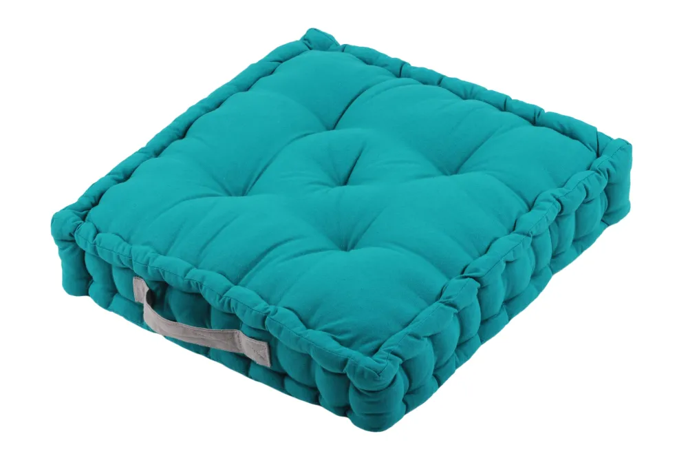 maxibazar Duo Coussin 45X45X10 Celadon Souris- Matelas Et Coussins De Sol