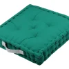 maxibazar Duo Coussin 45X45X10 Emeraude Perle- Matelas Et Coussins De Sol