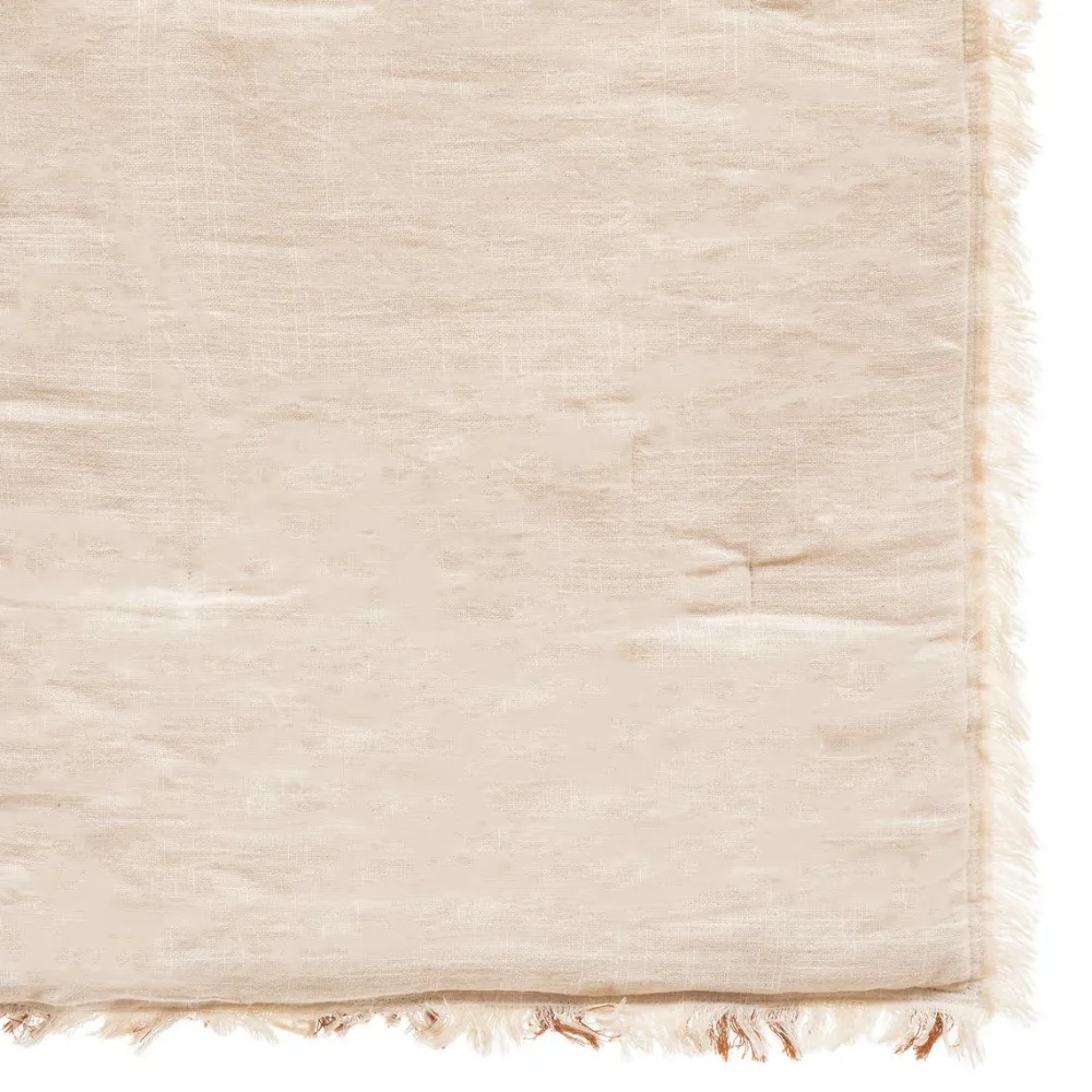 maxibazar Edredon Uni Naturel Rivi 60X180Cm- Couvre-Lits, Boutis Et Edredons