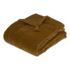 maxibazar Edredon Velours Coton Night Mordore 150X150Cm- Couvre-Lits, Boutis Et Edredons