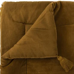 maxibazar Edredon Velours Coton Night Mordore 150X150Cm- Couvre-Lits, Boutis Et Edredons