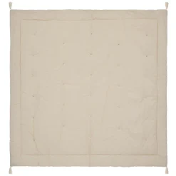 maxibazar Edredon Velours Coton Night Ivoire 150X150Cm- Couvre-Lits, Boutis Et Edredons