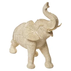 maxibazar Elephant Resine Dusan H.37.5Cm- Objets De Decoration