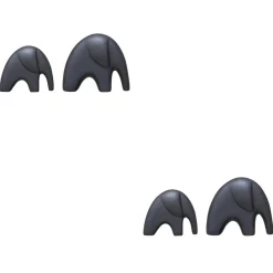 maxibazar Elephants Ceramique D.14X4.5X12Cm- Objets De Decoration