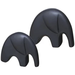 maxibazar Elephants Ceramique D.14X4.5X12Cm- Objets De Decoration