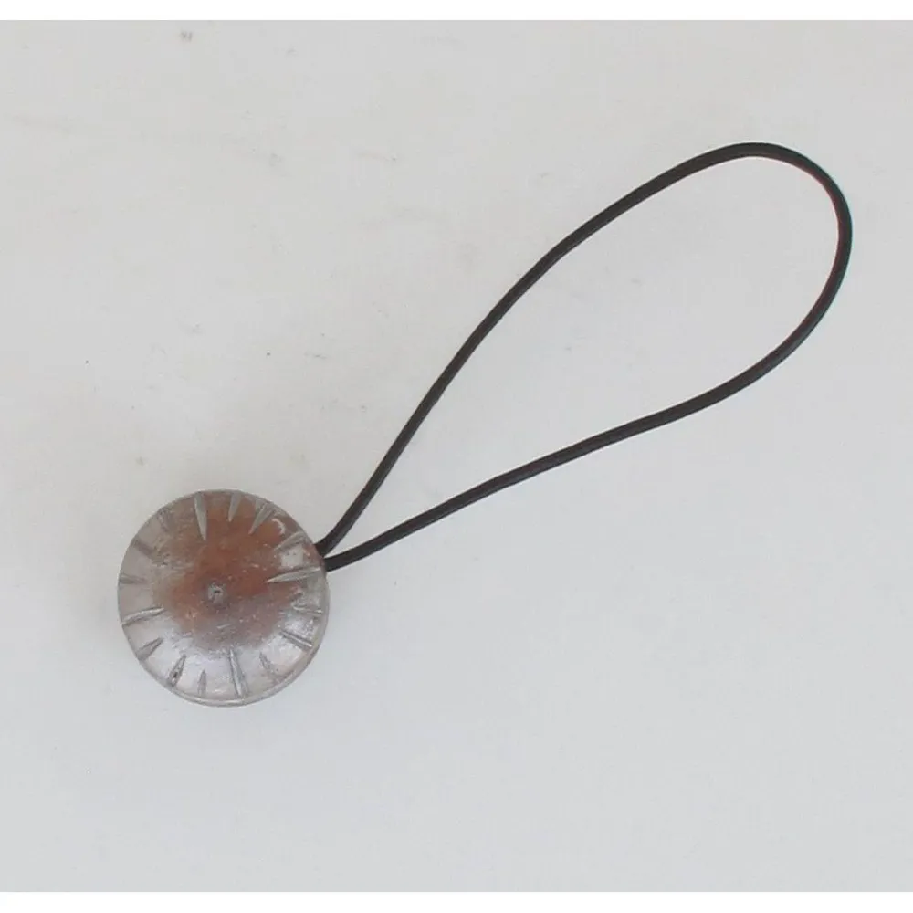 maxibazar Embrasse Bois Aimantee Fanny Pm X2 Argent Rouille- Accessoires A Rideaux