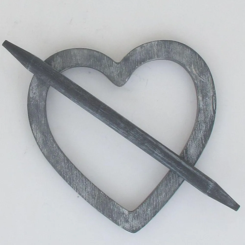 maxibazar Embrasse Mdf Suzon Pm Gris Anthracite- Accessoires A Rideaux