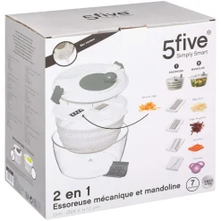 Salade Et Condiments|Five Essoreuse Clips Et Mandoline 3L