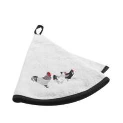 maxibazar Essuie Main 60Cm Auberge Anthracite- Torchons Et Essuie Mains