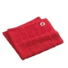 maxibazar Essuie Main 50X50 Cm Eponge Unie Au Bistrot Rouge- Torchons Et Essuie Mains