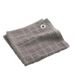 maxibazar Essuie Main 50X50 Cm Eponge Unie Cocoty Taupe- Torchons Et Essuie Mains