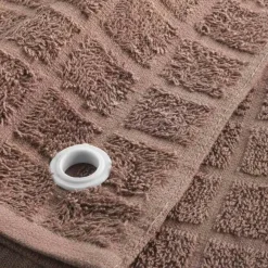 maxibazar Essuie Main 50X50 Cm Eponge Unie Cocoty Taupe- Torchons Et Essuie Mains