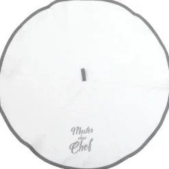 maxibazar Essuie Mains Brode Master Chef 60Cm Eponge Gris Blanc- Torchons Et Essuie Mains