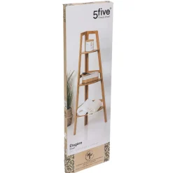 Five Meubles Salle De Bain>Etagere Angle 3 Niveaux Sicela Bambou